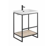 Juniper 600 Floorstanding Black Frame &amp; Basin image