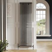 2 Column Vertical Designer Radiator Raw Metal 504 x 1800 image