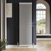 2 Column Vertical Designer Radiator White 425 x 1800 image