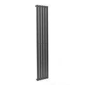 Bloom Vertical Single Anthracite Designer Radiator 340 x 1800 image
