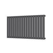 Bloom Horizontal Single Anthracite Designer Radiator 1158 x 600 image