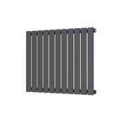Bloom Horizontal Single Anthracite Designer Radiator 750 x 600 image