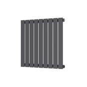 Bloom Horizontal Single Anthracite Designer Radiator 614 x 600 image