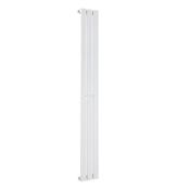 Bloom Vertical Single White Designer Radiator 204 x 1800 image
