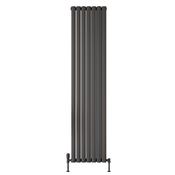 Blossom Vertical Double Anthracite Designer Radiator 431 x 1800 image