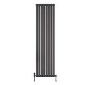 Blossom Vertical Single Anthracite Designer Radiator 531 x 1800 image