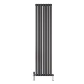 Blossom Vertical Single Anthracite Designer Radiator 413 x 1800 image