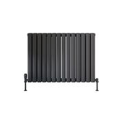 Blossom Horizontal Double Anthracite Designer Radiator 826 x 600 image