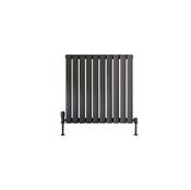 Blossom Horizontal Single Anthracite Designer Radiator 590 x 600 image