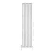 Blossom Vertical Single White Designer Radiator 413 x 1800 image