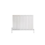Blossom Horizontal Single White Designer Radiator 826 x 600 image