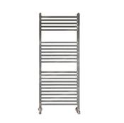 Viola Chrome Designer Towel Rail 500 x 1200 image