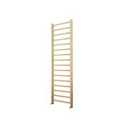 Aspen Brushed Brass Towel Radiator 500 x 1600 image