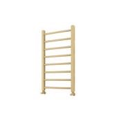 Aspen Brushed Brass Towel Radiator 500 x 800 image