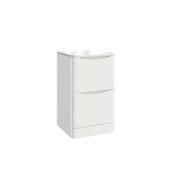 Topaz 500 Floor Cabinet High Gloss White with Counter Top image