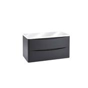 Topaz 900 Wall Cabinet Matt Grey with Counter Top image