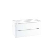 Topaz 900 Wall Cabinet High Gloss White with Counter Top image