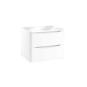 Topaz 600 Wall Cabinet High Gloss White with Counter Top image
