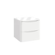 Topaz 500 Wall Cabinet High Gloss White with Counter Top image