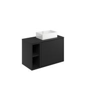 Ember 800 Cabinet &amp; Side Storage Matt Black (incl basin) image