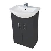 Nayara 550 Floor Cabinet Gloss Anthracite (incl basin) image