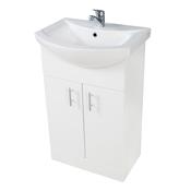 Nayara 550 Floor Cabinet Polar White (incl basin) image