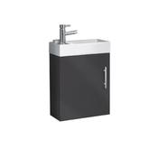 Nayara Wall Hung Furniture Pack Gloss Anthracite (incl basin) image
