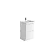Medora 600 Floor Cabinet High Gloss White (incl basin) image