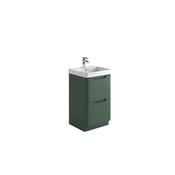 Medora 500 Floor Cabinet Matt Sage Green (incl basin) image