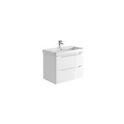 Medora 800 Wall Cabinet High Gloss White (incl basin) image