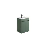 Elara 600 Vanity Unit Matt Sage Green (incl basin) image
