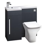 Leora 900 Furniture Pack Matt Grey (incl basin) image