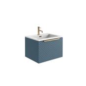 Chevron 600 Cabinet Matt Twighlight Blue (incl basin) image