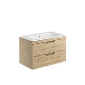 Lina 800 Cabinet Davos Oak (incl basin) image