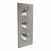Triple Round Handle, 3 Outlet Concealed Valve with Diverter image