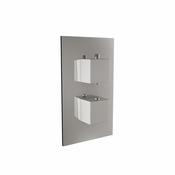 Twin Square Handle, 1 Outlet Concealed Valve image