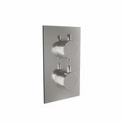 Twin Round Handle, 1 Outlet Concealed Valve image