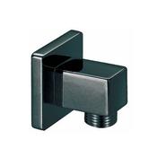 Black Square Outlet Elbow