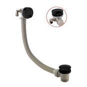 Round Bath Filler and Overflow Matt Black image
