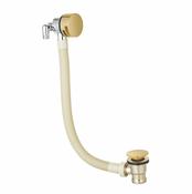 Round Bath Filler and Overflow Brushed Brass image