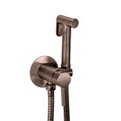 Douche Handset, Flexi, Holder &amp; Outlet Elbow Brushed Bronze image