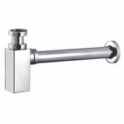Square Bottle Trap Chrome image