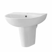 Bria / Alessa 550mm Semi-Pedestal &amp; Basin image