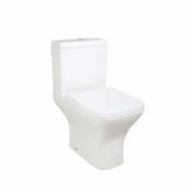 Braga Rimless Open Back Pan Including Cistern &amp; Wrap Over Seat image
