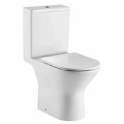 Zeta Rimless Open Back Pan Including Cistern &amp; Soft Close Seat image
