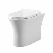 Bria Rimless Comfort Height Back to Wall Pan &amp; Soft Close Seat image