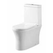 Bria Rimless Comfort Height Closed Back Pan Including Cistern &amp; Soft Close Seat image