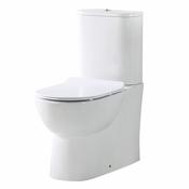 Alessa Rimless Closed Back Pan Including Cistern &amp; Soft Close Seat image