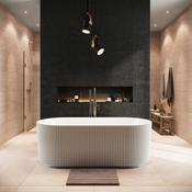 Lotus Fluted Freestanding Bath 1700 x 800 image