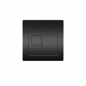 Square Black Dual Flush Button image